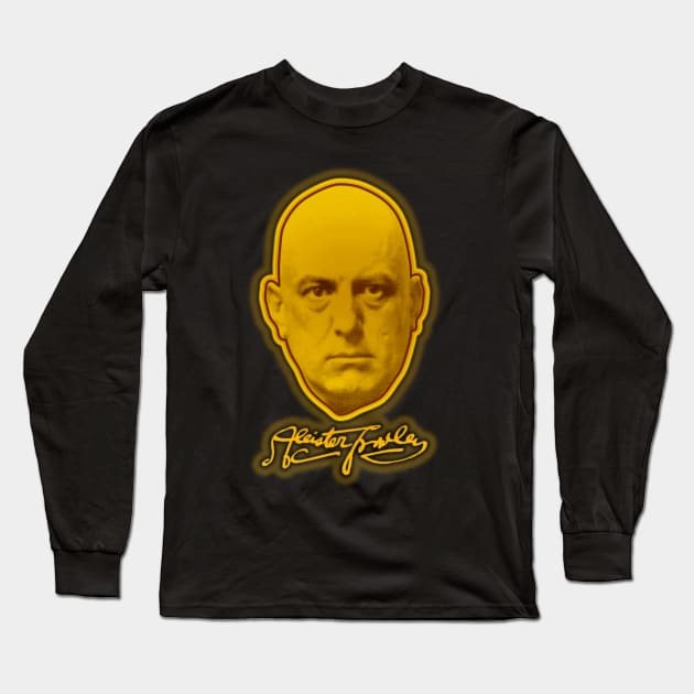 The Great Beast 666 - Aleister Crowley Long Sleeve T-Shirt by Ricardo77